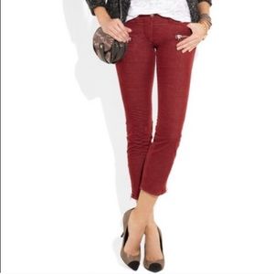 Isabel Marant Ankle Zipper Cropped Pants FR 34